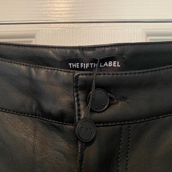 NWT The Fifth Label Faux Leather Thrill Seeking Pant, size M - Picture 4 of 7